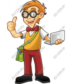 Cheerful young adult