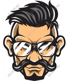  Fashion bearded man