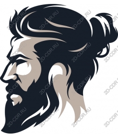  Modern bearded man