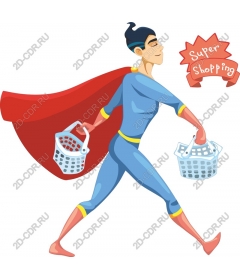 Superhero shopping