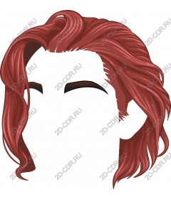  Stylish wavy red hair