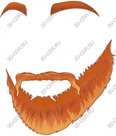 Rustic brown beard
