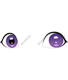  Captivating violet eyes