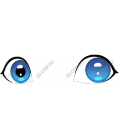  Stylized blue eyes