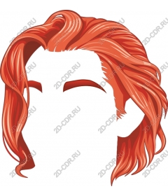  Bright copper-red hair