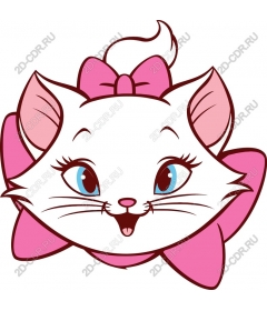  Adorable white kitten with pink bow