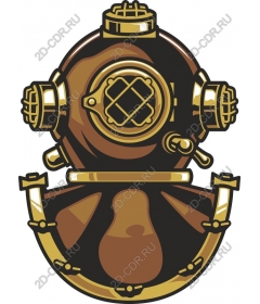 Vintage deep sea diver
