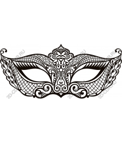  Elegant masquerade mask