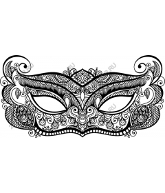 Intricate masquerade mask