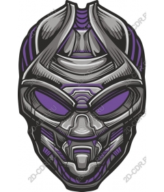  Futuristic robotic skull
