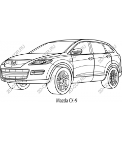 Мазда CX-9 Чертеж