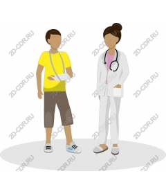 Doctor and patient