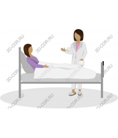 The interaction between doctor and patient