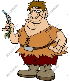  Cartoon caveman