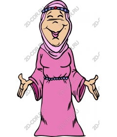  Joyful cultural character