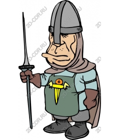  Cartoon knight