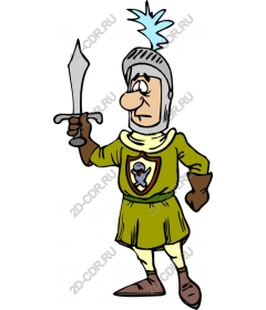  Cartoon knight