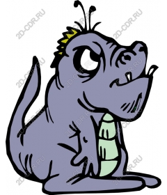  Bizarre cartoon creature