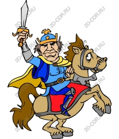  Knight on horseback