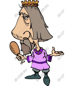  Bizarre cartoon king
