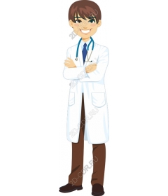 Friendly male doctor
