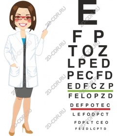 Friendly optometrist