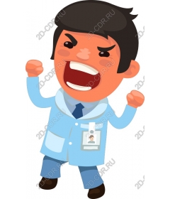 Animated character-the doctor