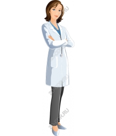  Confident female doctor