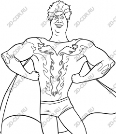 Funny Superhero