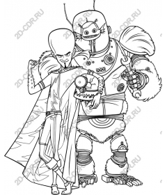 The dynamic Duo is a Character and a Robot