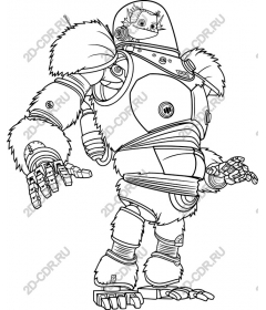  Bizarre robotic character
