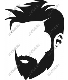  Stylish male face