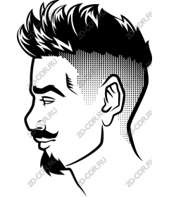  Stylish men's side profile