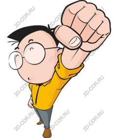  Reinforced cartoon character