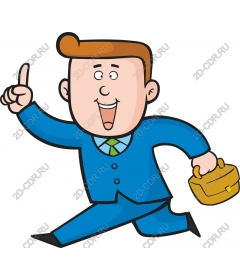 Cheerful businessman