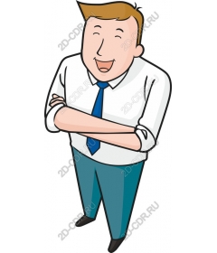 Cheerful businessman