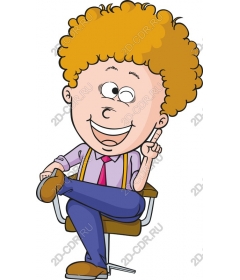 Funny cartoon character