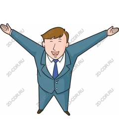  Joyful businessman