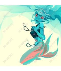  Charming mermaid