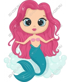  Cute cartoon the little mermaid