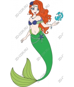 Whimsical mermaid