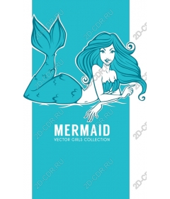  Charming mermaid - part of a collection for girls