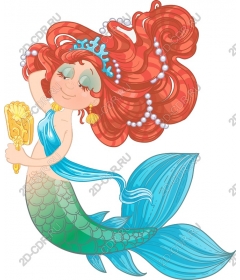 Whimsical mermaid