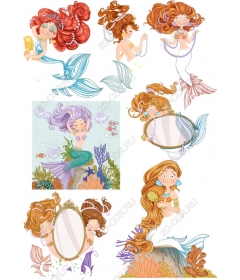 Charming mermaid set