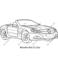  Drawing the Mercedes-Benz SL-class