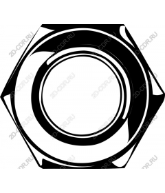  Elegant hex nut