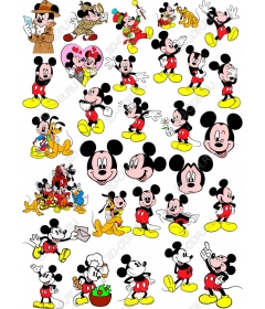 Mickey Mouse Set - 50 pcs. High quality