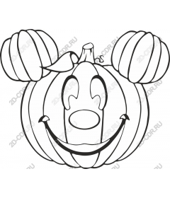 Happy pumpkin mouse ears