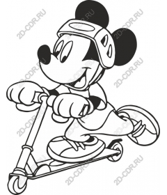 Playful character-scooter