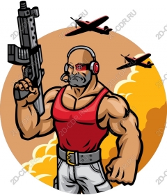  Brawny warrior
